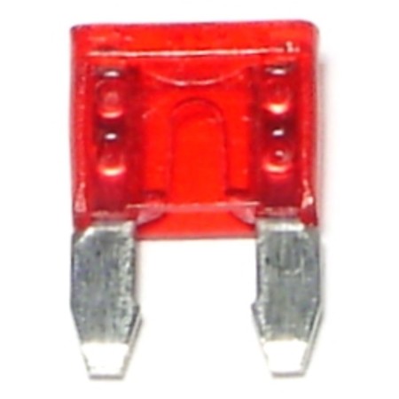 MIDWEST FASTENER Min-10 Red Automotive Fuses 8PK 70606